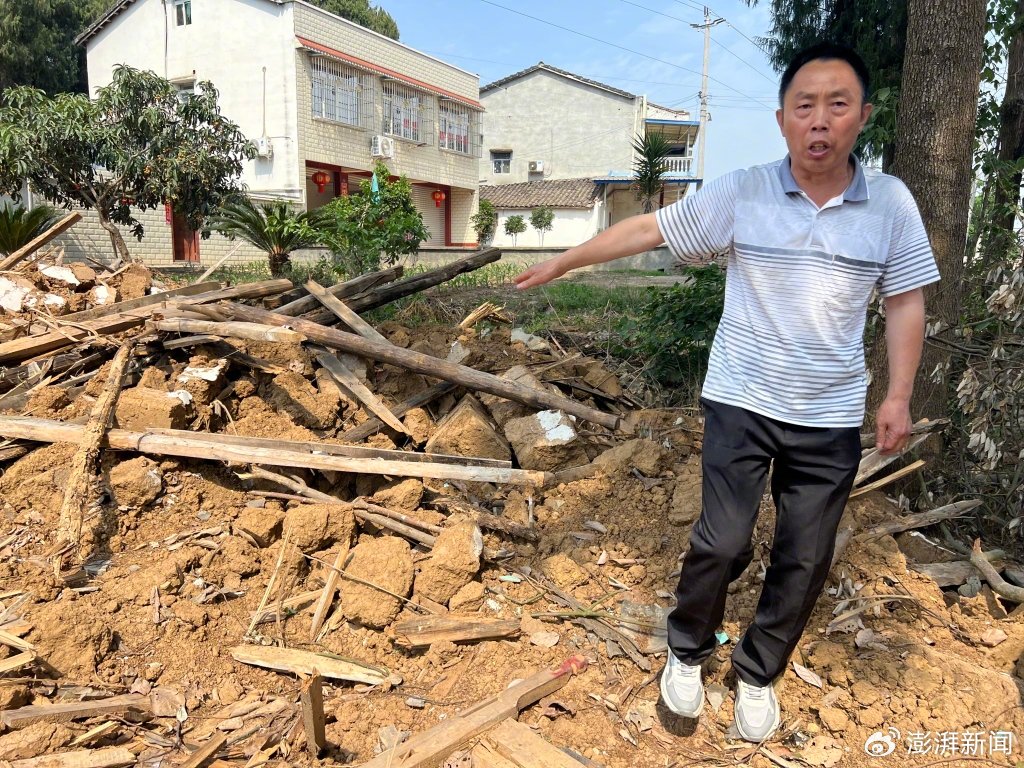 鎮政府回應村民在外務工老宅被拆