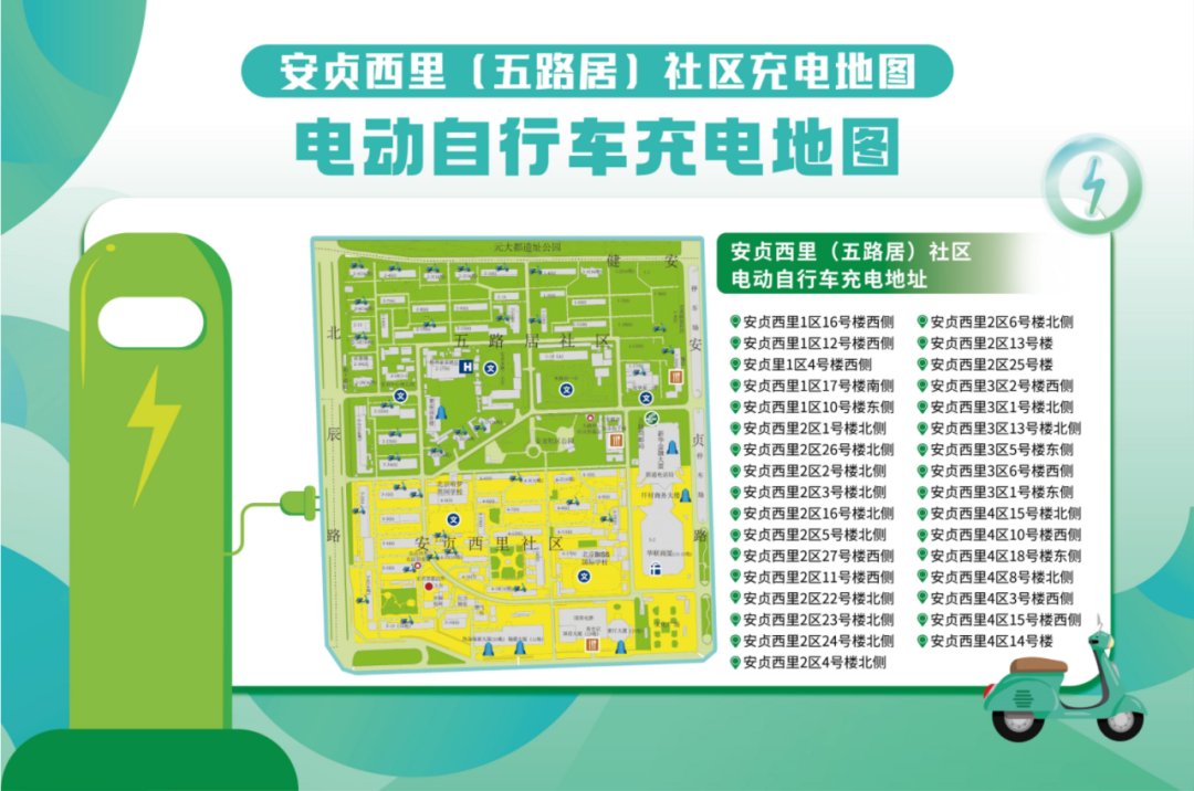 電動自行車充電地圖